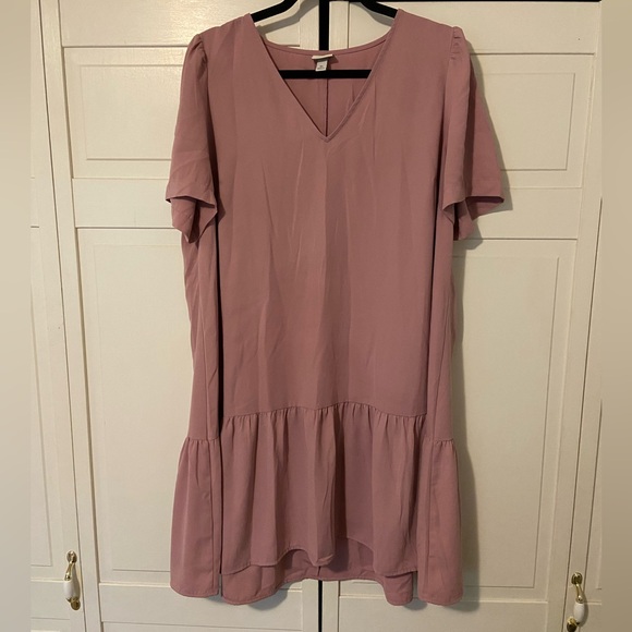 a new day Blush V-Neck Dress - Picture 1 of 4